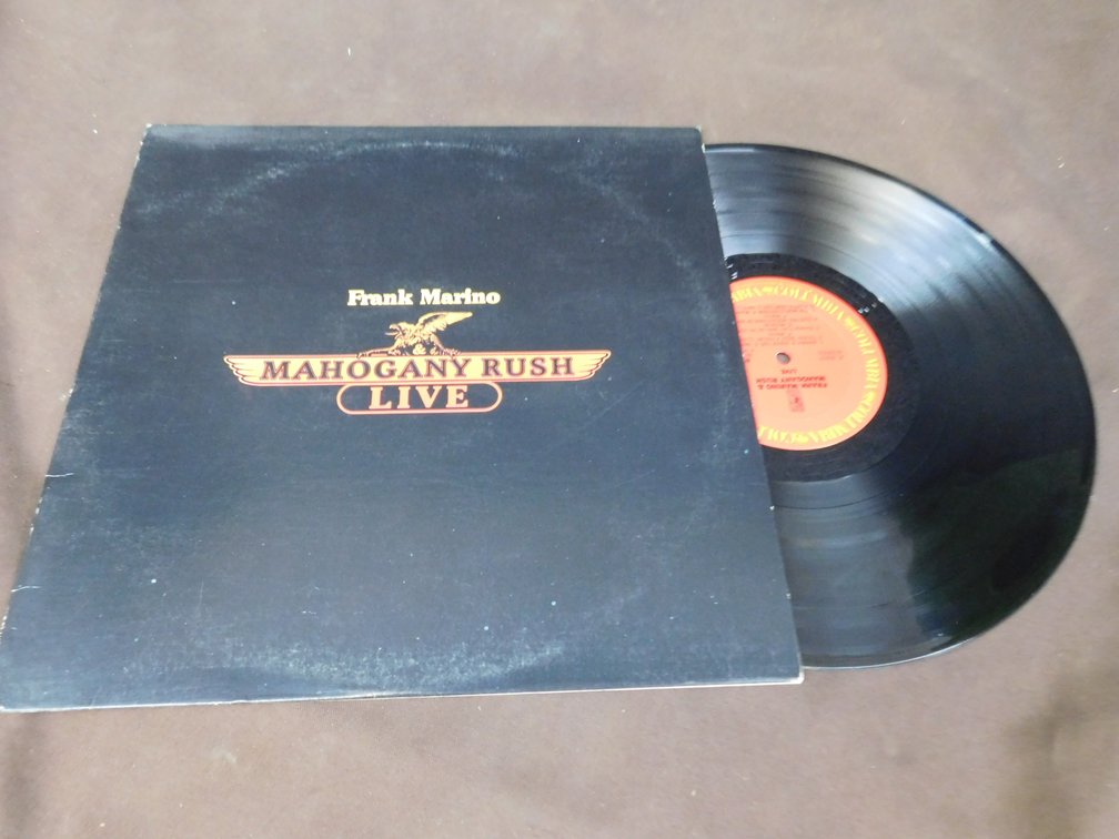 Frank Marino "Mahogany Rish Live" 33LP Record Album