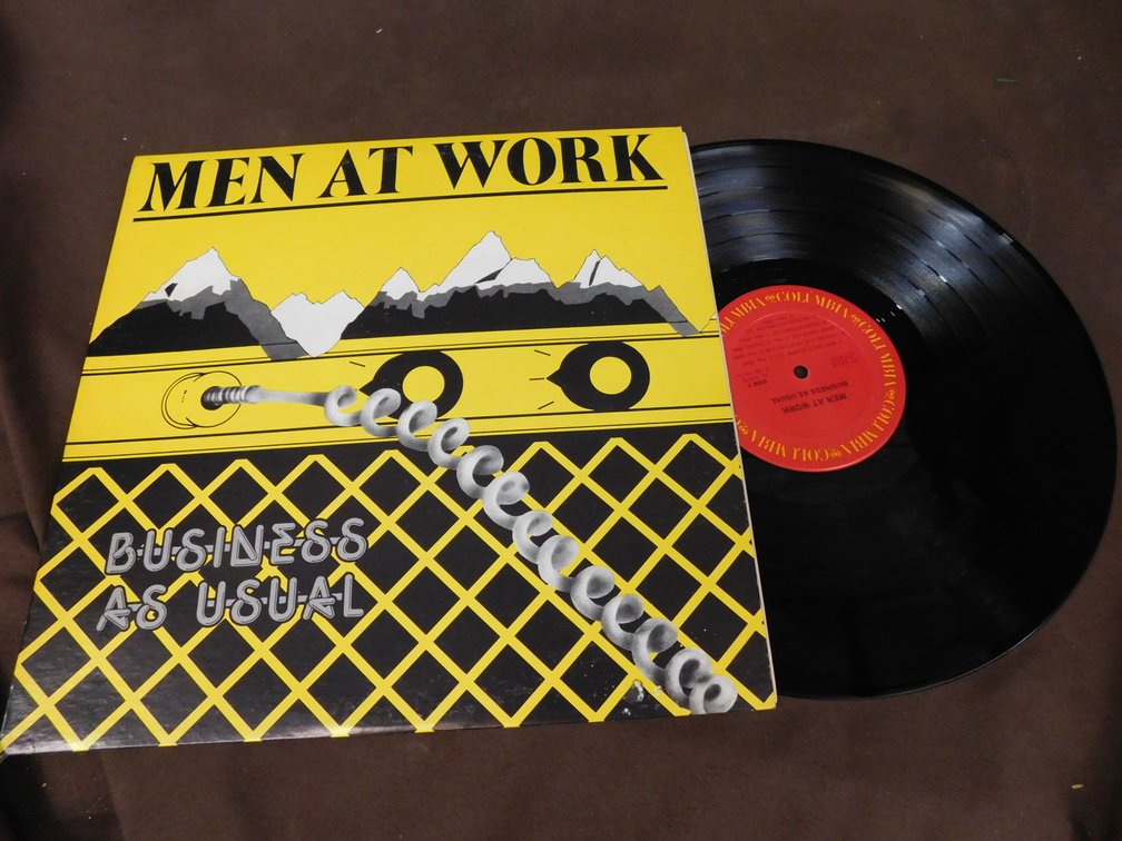 Men at Work "Business as Usual" 33LP Record Album
