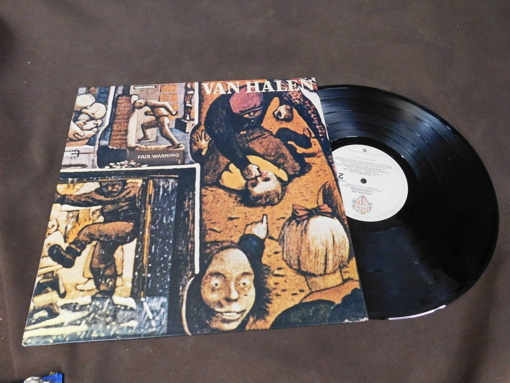 Van Halen "Fair Warning" 33 LP Record Album