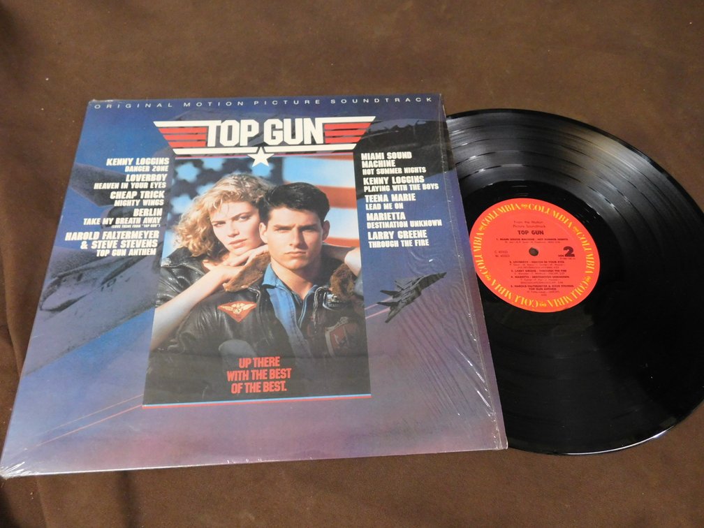 Top Gun 33 LP Record Album