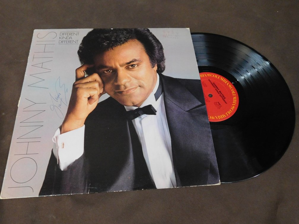 Johnny Mathis "Different Kinda Different" Signed 33 LP Record Album