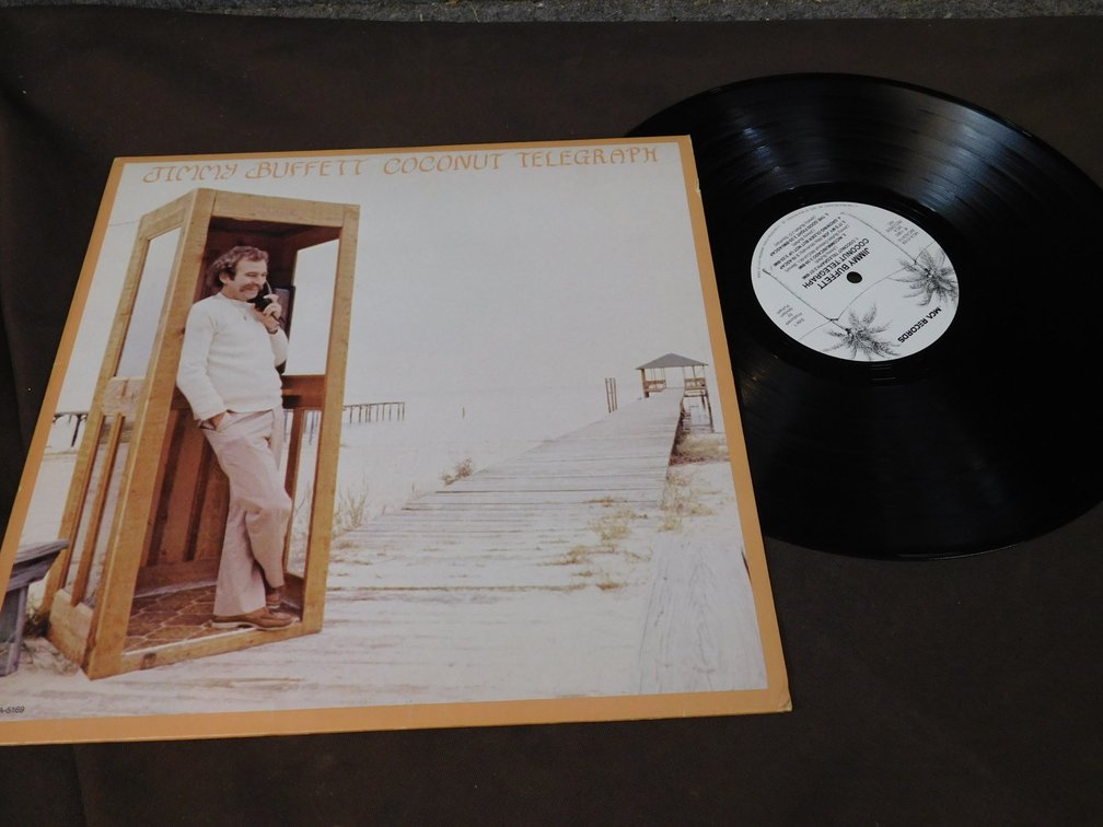 Jimmy Buffett "Coconut Telegraph" 33 LP Record Album