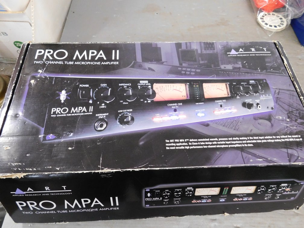 Pro MPA II Two Channel Tube Microphone Amplifier