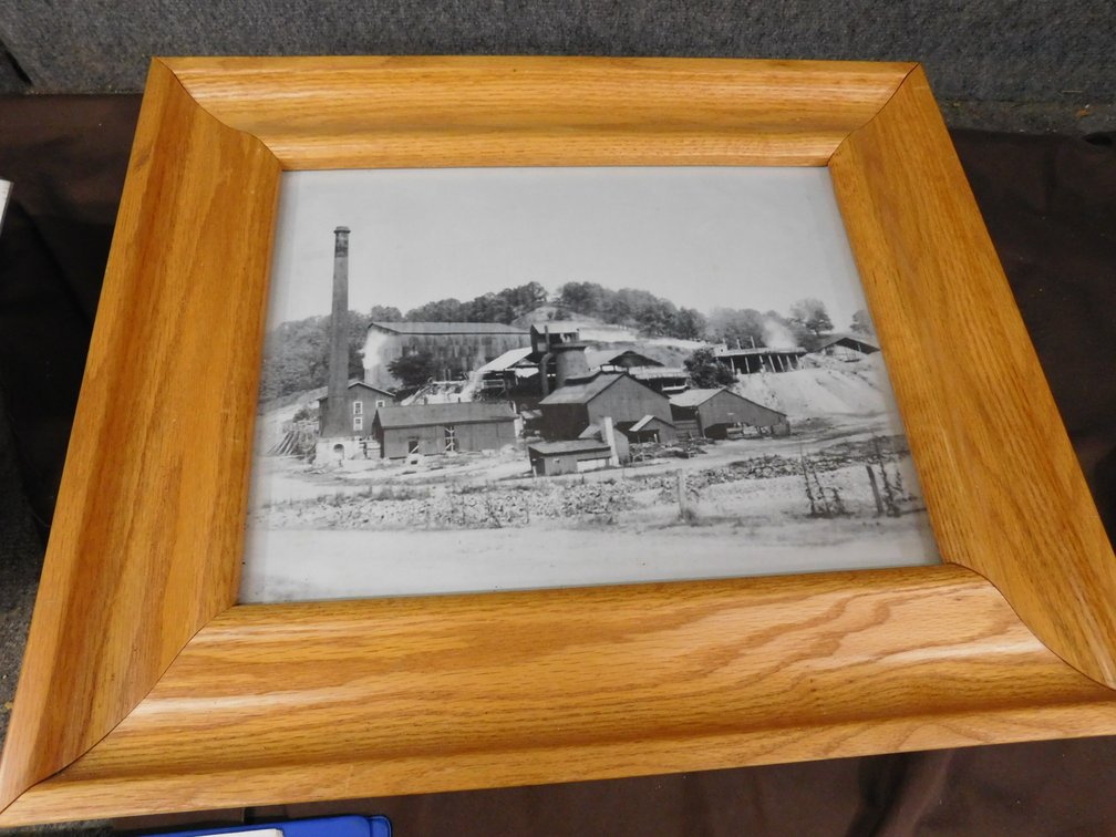 Local Mill Picture Framed in Wood Framed 17" x 20"