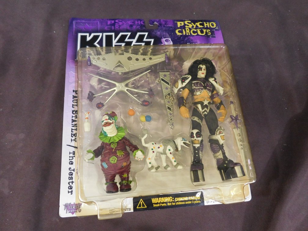 Psycho Circus Kiss Figurines (Paul Stanley/ The Jester), New in Package