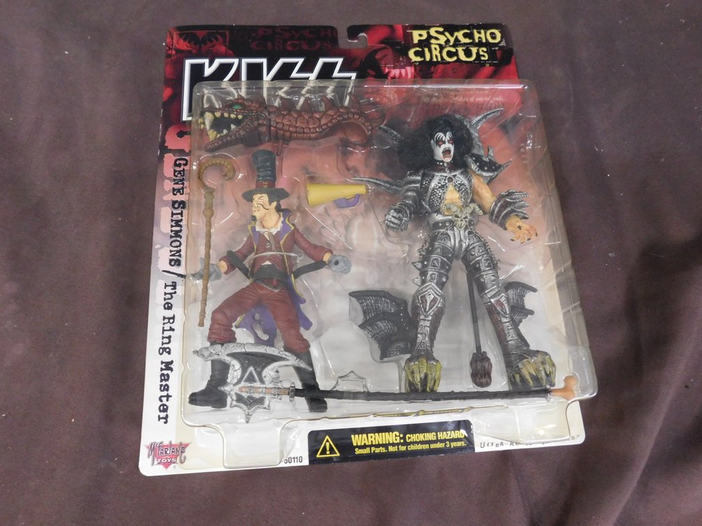 Psycho Circus Kiss Figurines (Gene Simmons/ The Ring Master), New in Package