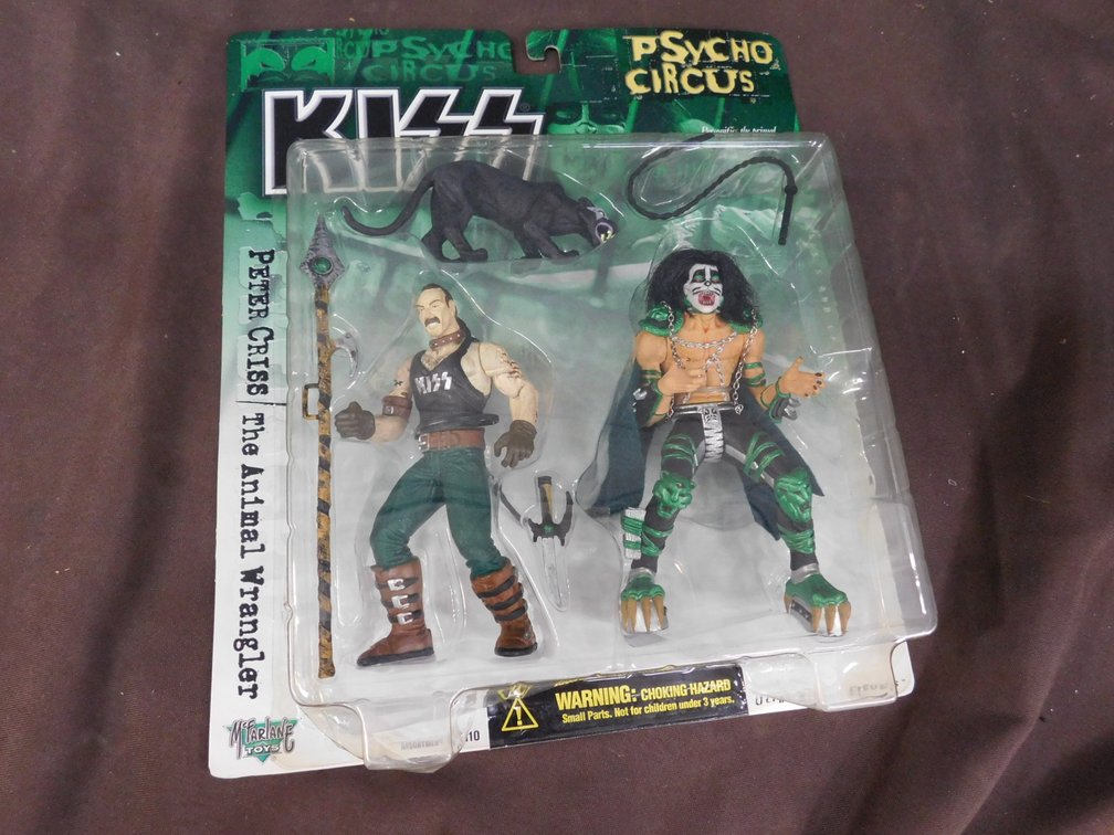 Psycho Circus Kiss Figurines (Peter Criss/ The Animal Wrangler), New in Package