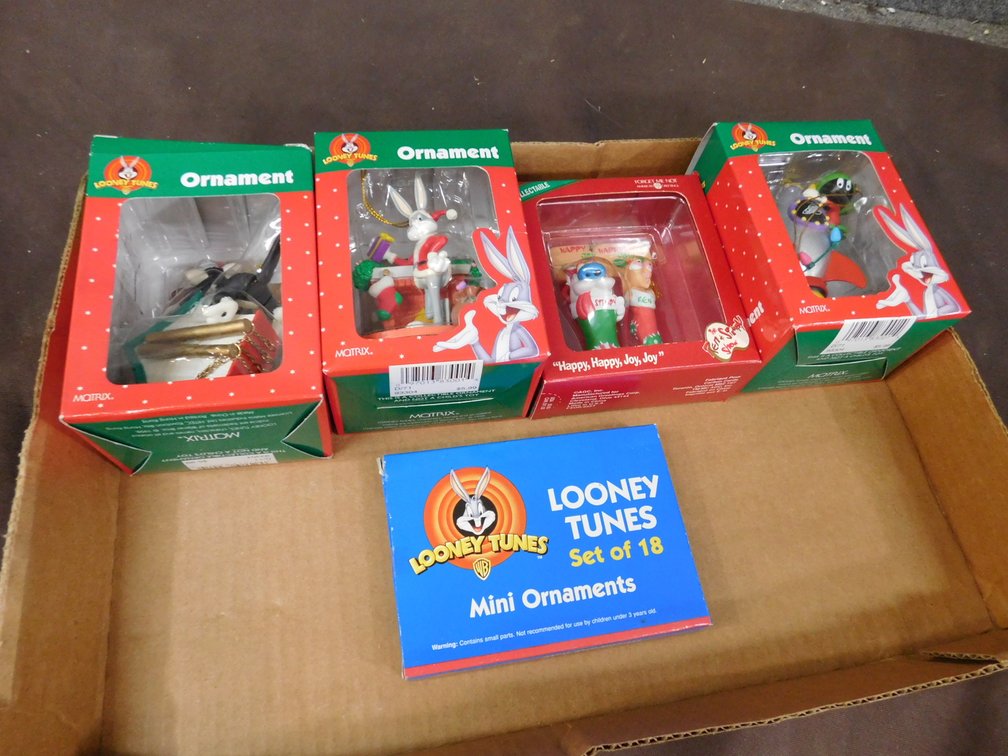 Assortment of Looney Tunes Ornaments