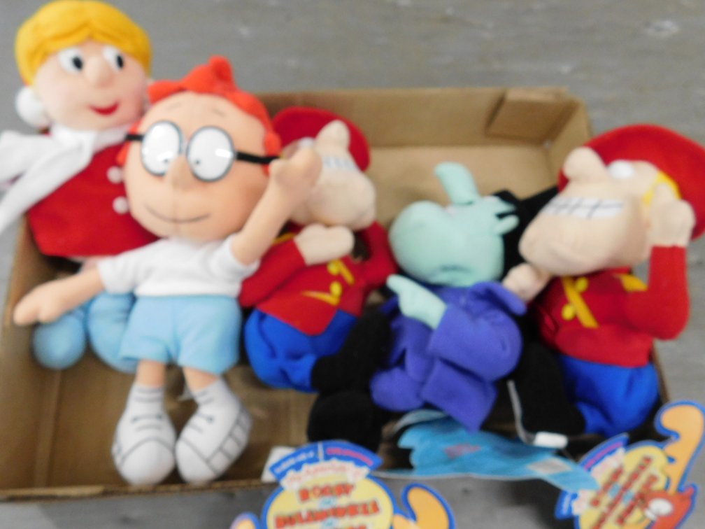 Dudley Do Right of the Monties Plush, Snidley Whiplash, Karen etc. Plush