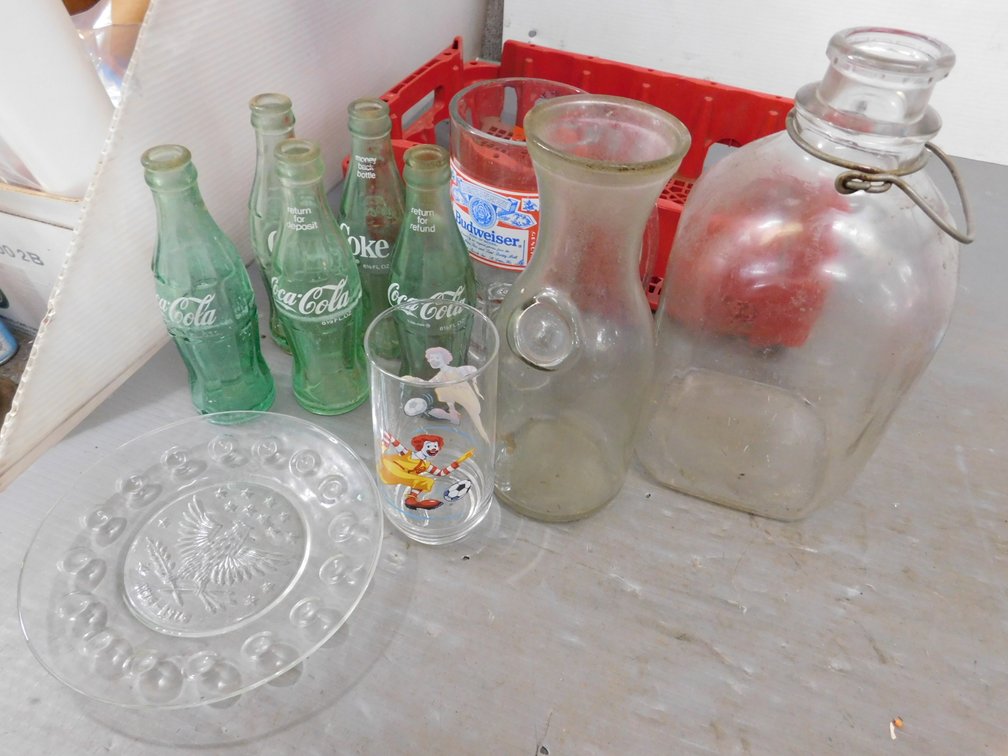Collection of Coca-Cola Bottles etc.