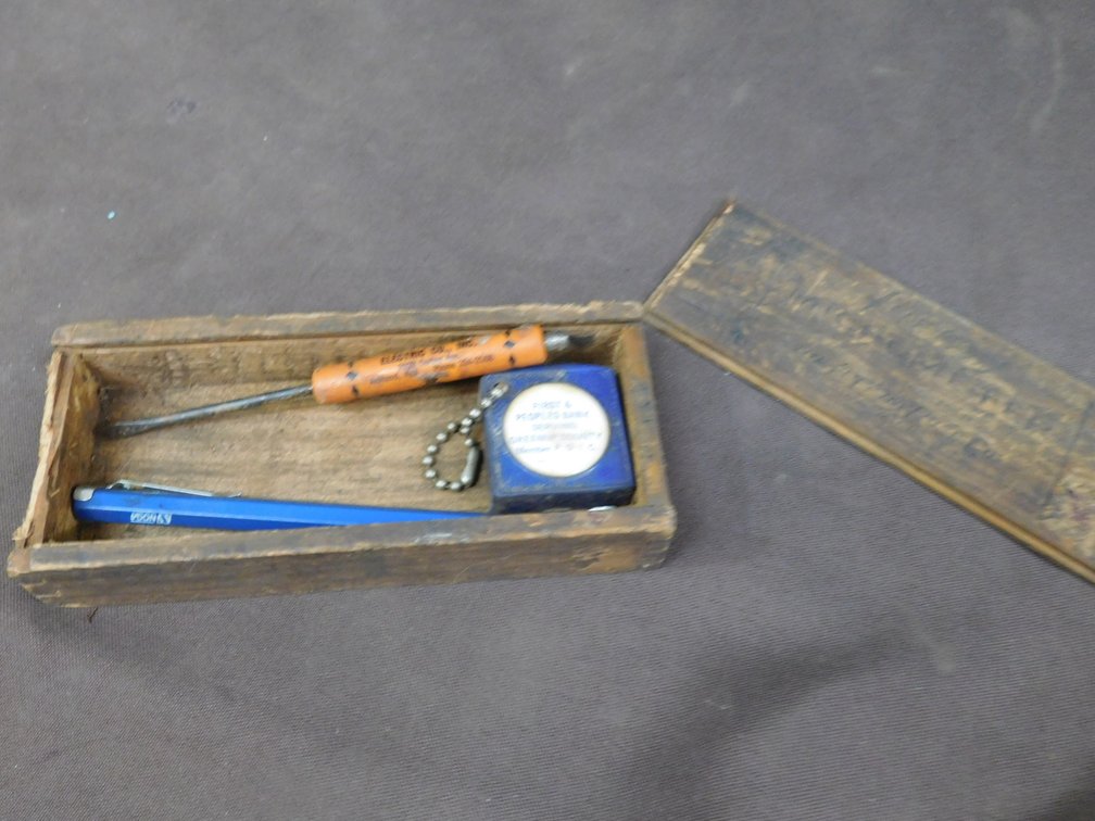 Vintage Lufkin Micrometer Box