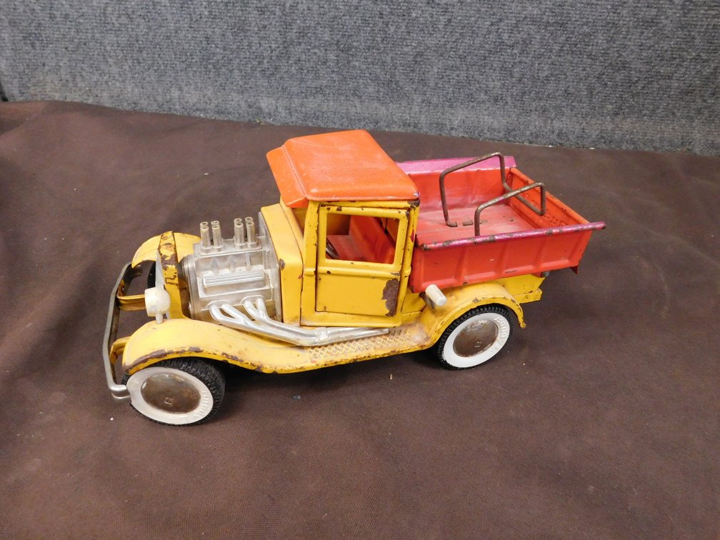 Vintage 1960's Buddy L Surf N Dump Hot Rod Pressed Steel Truck