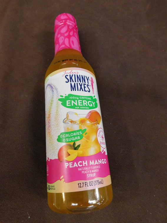 Skinny Mixes Peach Mango 12.7 Fl Oz BBD 1/20/28