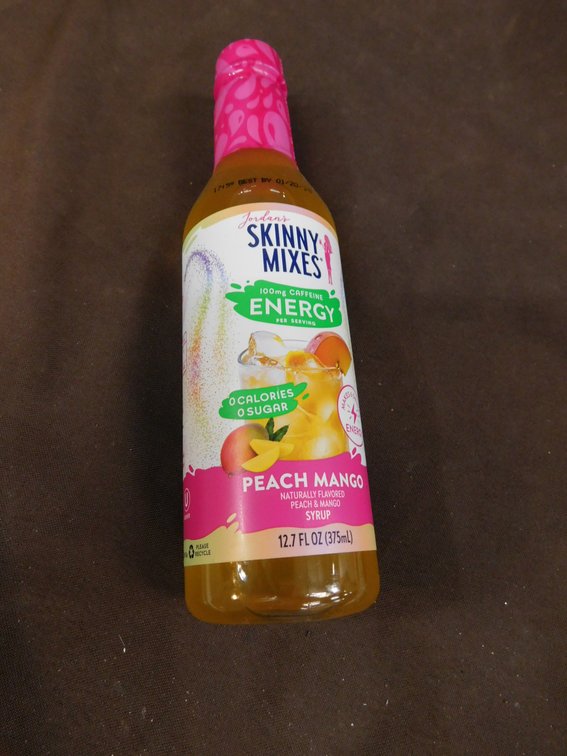 Skinny Mixes Peach Mango 12.7 Fl Oz BBD 6/4/27