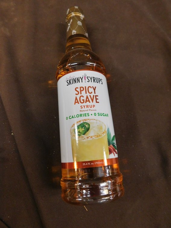 Skinny Syrups Spicy Agave Syrup 25.4 FL Oz BBD 7/10/26