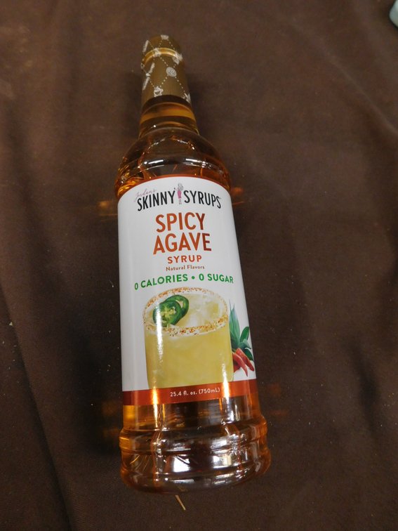 Skinny Syrups Spicy Agave Syrup 25.4 Fl Oz BBD 7/10/26