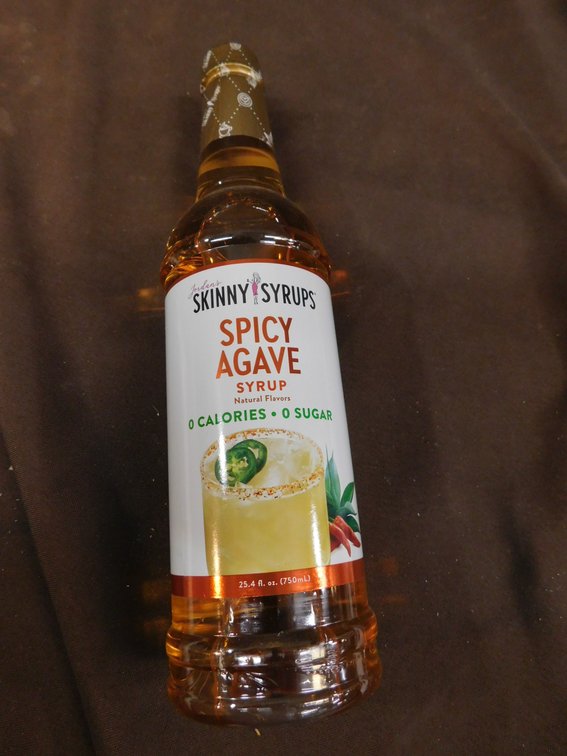 Skinny Syrups Spicy Agave Syrup 25.4 FL Oz BBD 6/19/26
