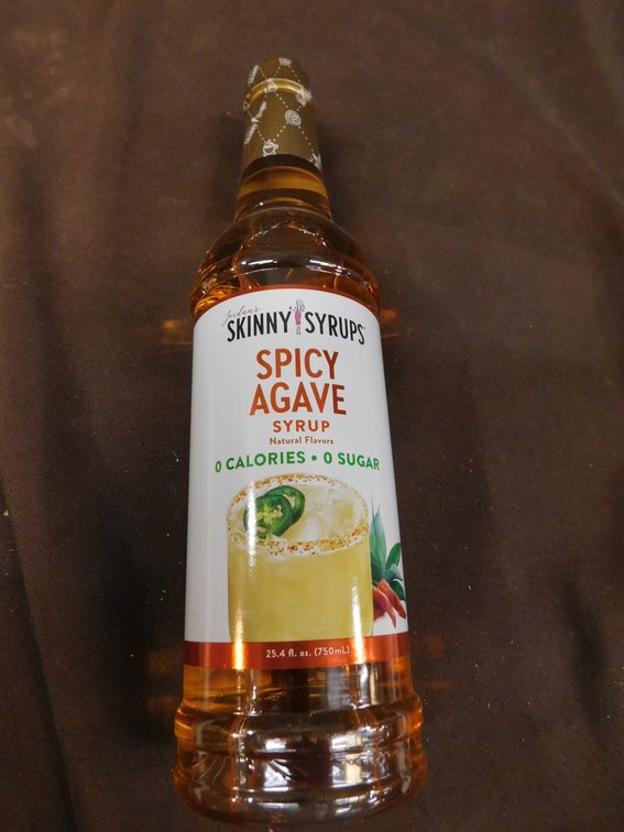 Skinny Syrups Spicy Agave Syrup 25.4 FL Oz BBD 6/19/26