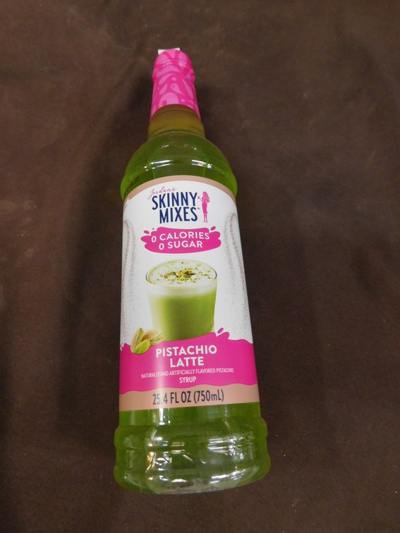 Skinny Mixes Pistachio Latte 25.4 Fl Oz BBD 2/18/27