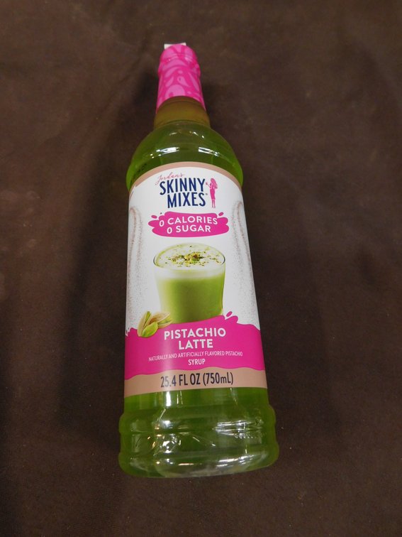 Skinny Mixes Pistachio Latte 25.4 Fl Oz BBD 2/18/27