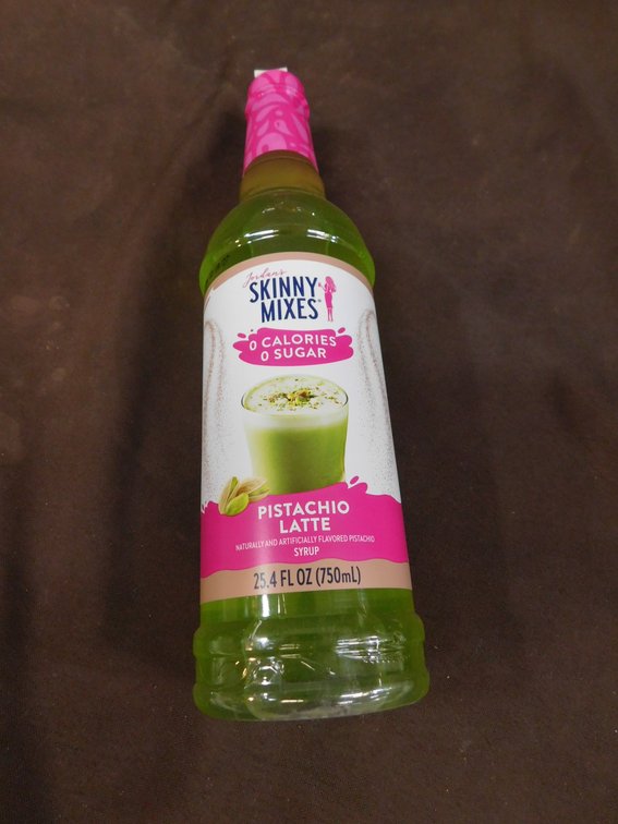 Skinny Mixes Pistachio Latte 25.4 Fl Oz BBD 2/18/27