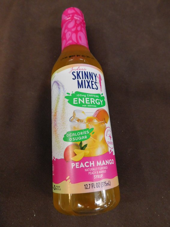 Skinny Mixes Peach Mango 12.7 Fl Oz BBD 1/20/28