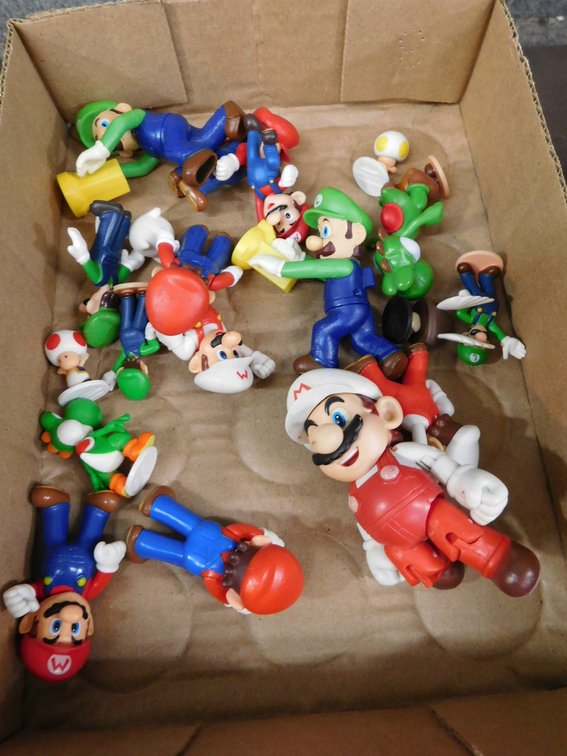 Lot of Assorted Mario Figurines