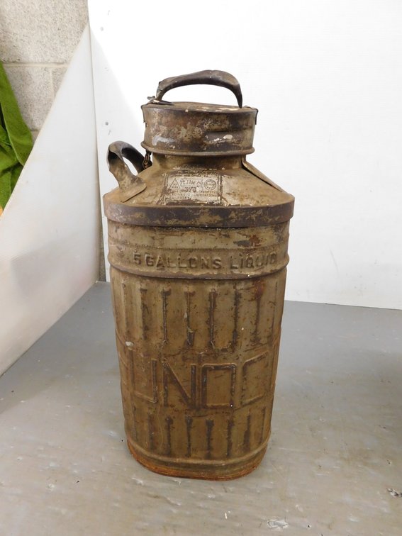 Vintage Sunoco 5 Gallon Oil Can