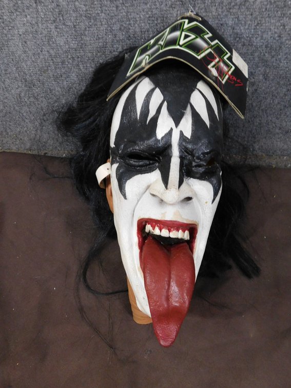 Kiss "Gene Simmons" Mask, New with Tags