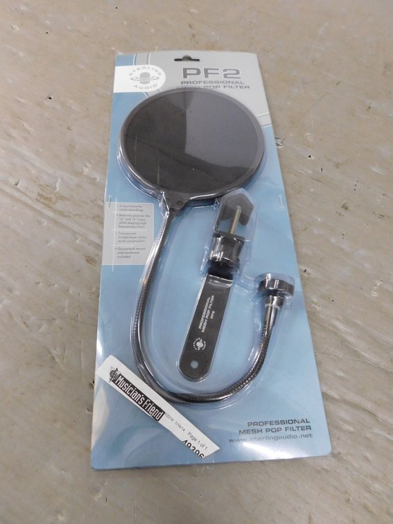 PF2 Professional Mesh Pop Filter, new