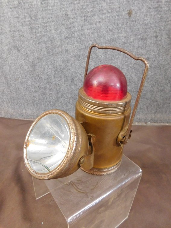Vintage Railroad Lantern Marked Hilco