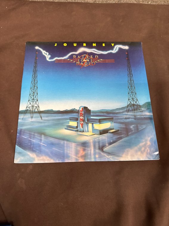 Journey "Raised ON Radio" 33 LP Record Album