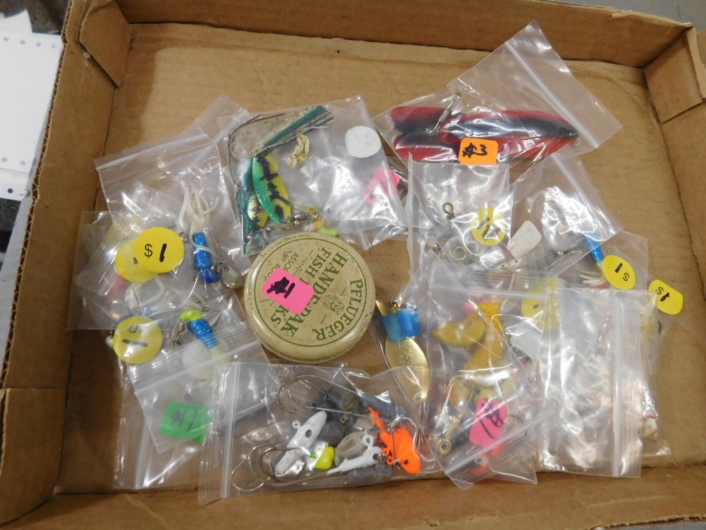 Assorted Fishing Lures, Hooks