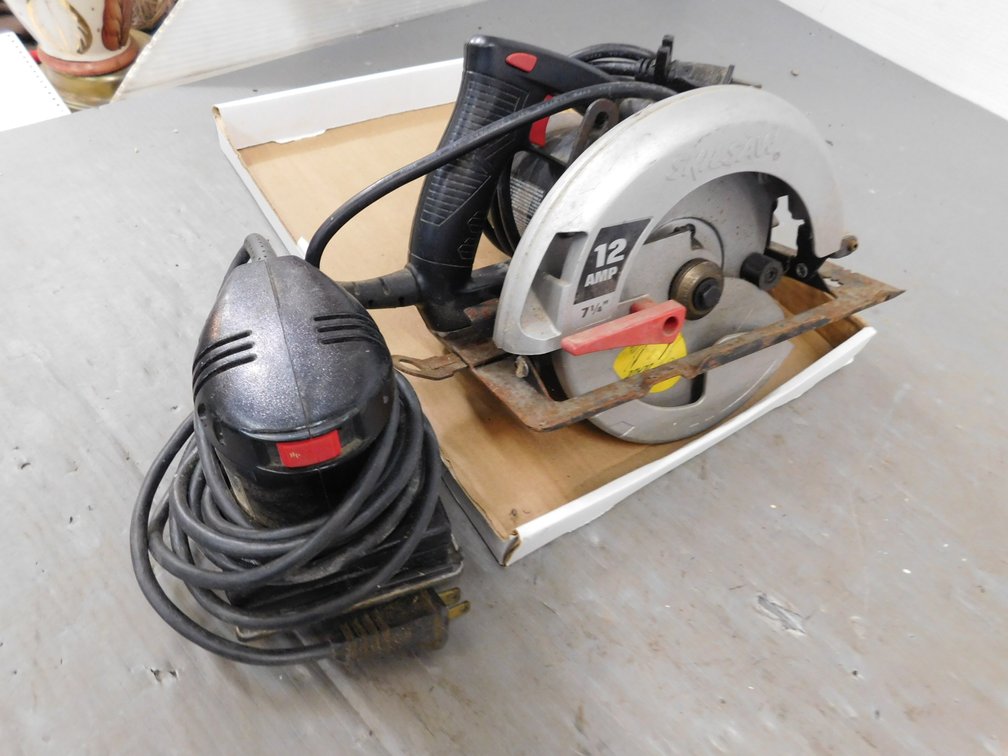 Palm Sander, Circular Saw, untested