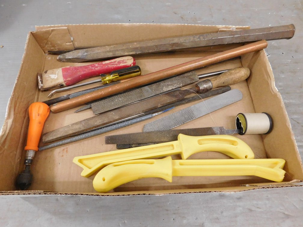 Files, Copper Pipe Piece etc.