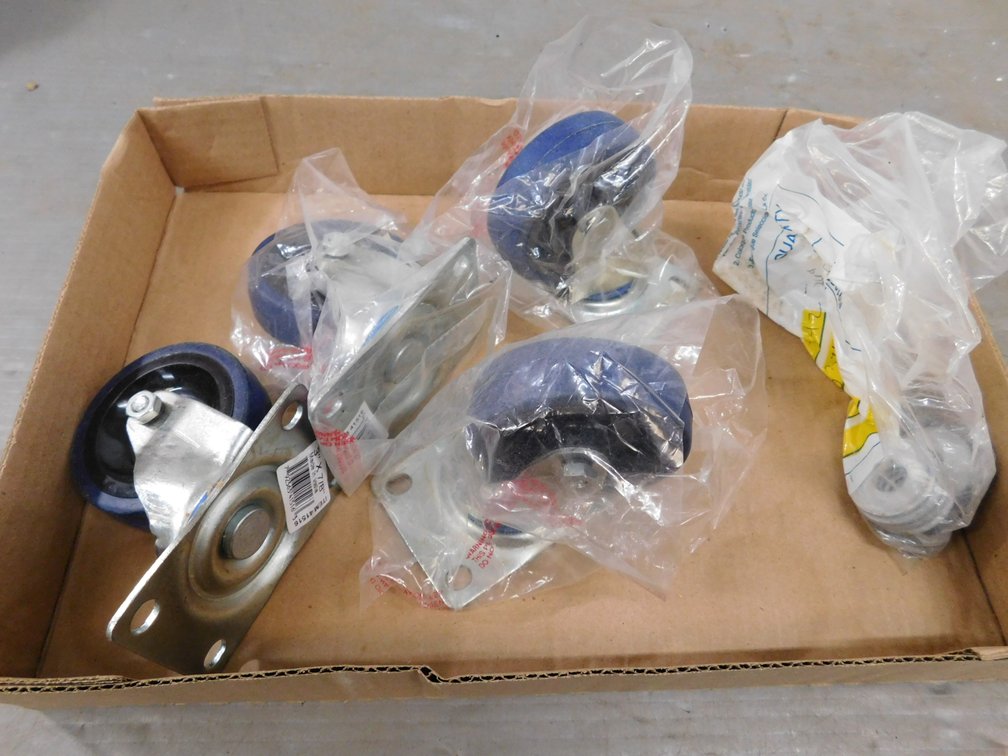 Four 3" Casters, Washers, Nuts