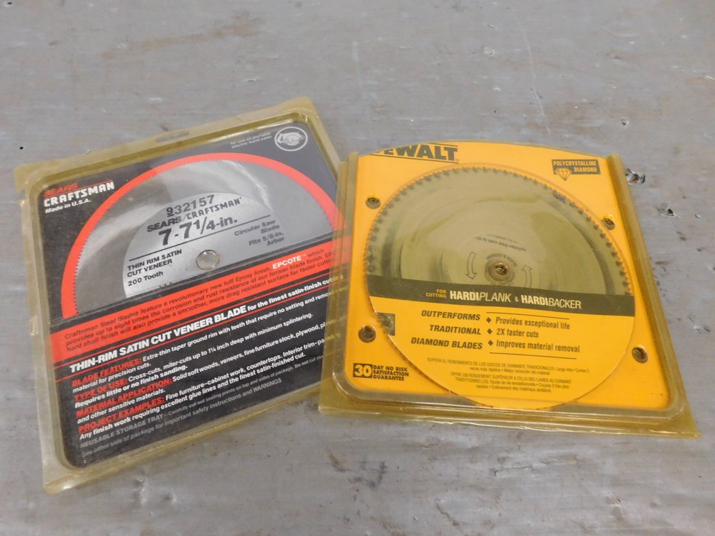 Two Circular Saw Blades