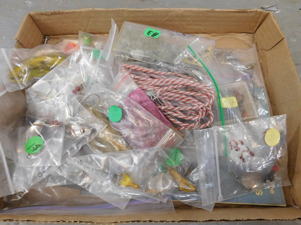 Sinkers, Stringer, Hooks, Lures