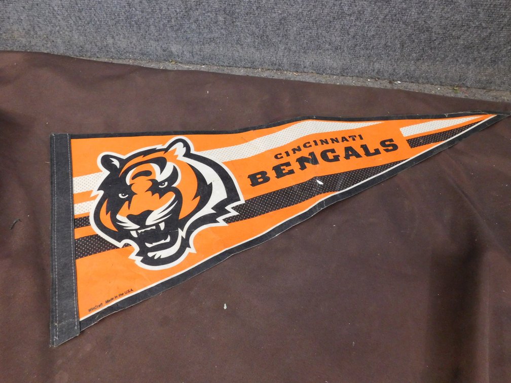 Vintage Cincinnati Bengals Pennant 29" L