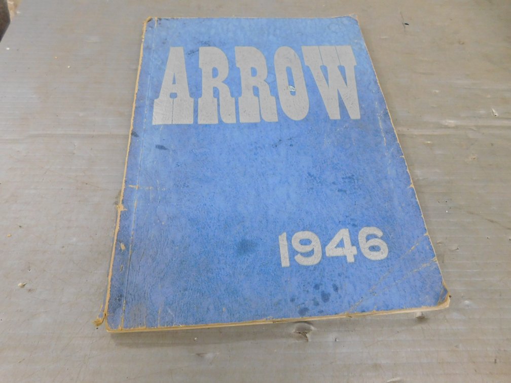 Vintage 1946 Arrow Yearbook, Chillicothe H.S, Chillicothe Ohio