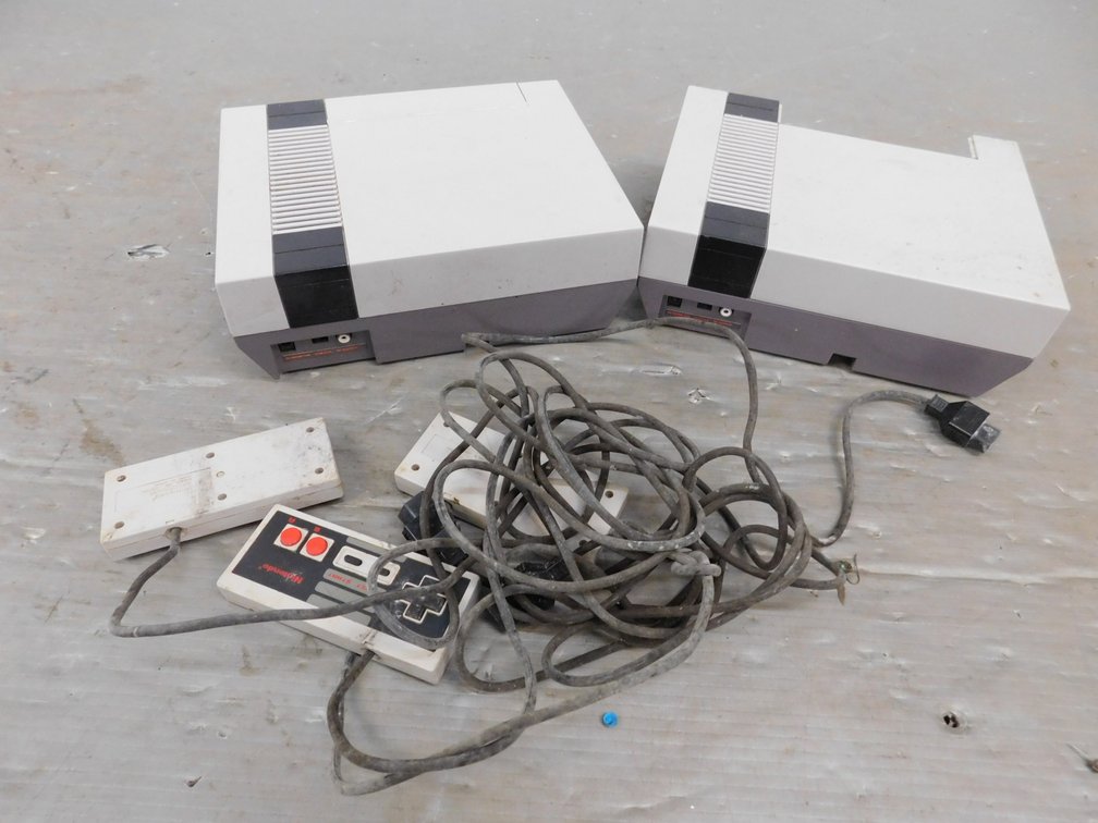 Two Nintendo Game Consoles, untested