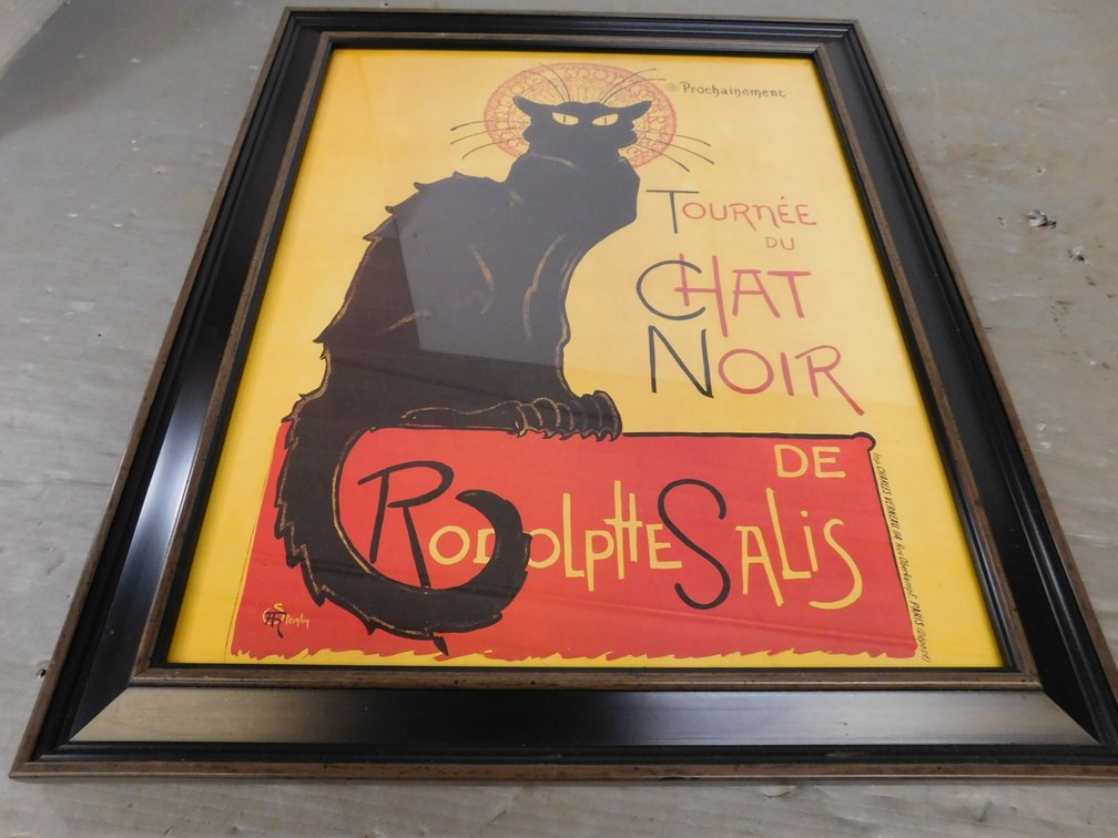 Framed Tournee Du Chat Noir 19 1/2" x 23 1/2"