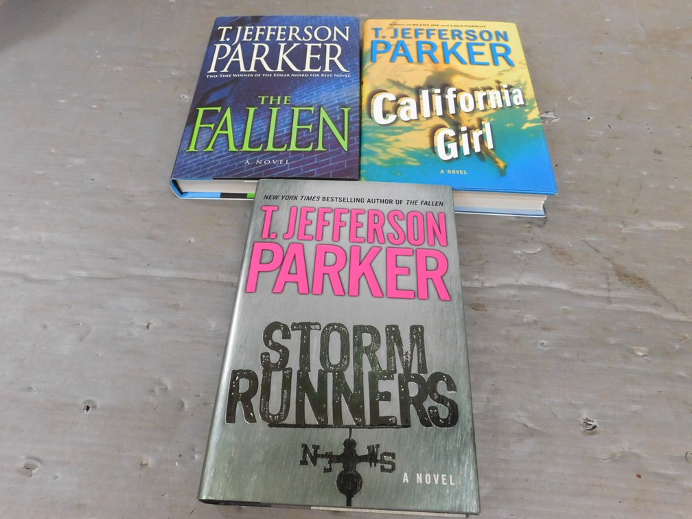 Three T. Jefferson Parker Hard Back Books