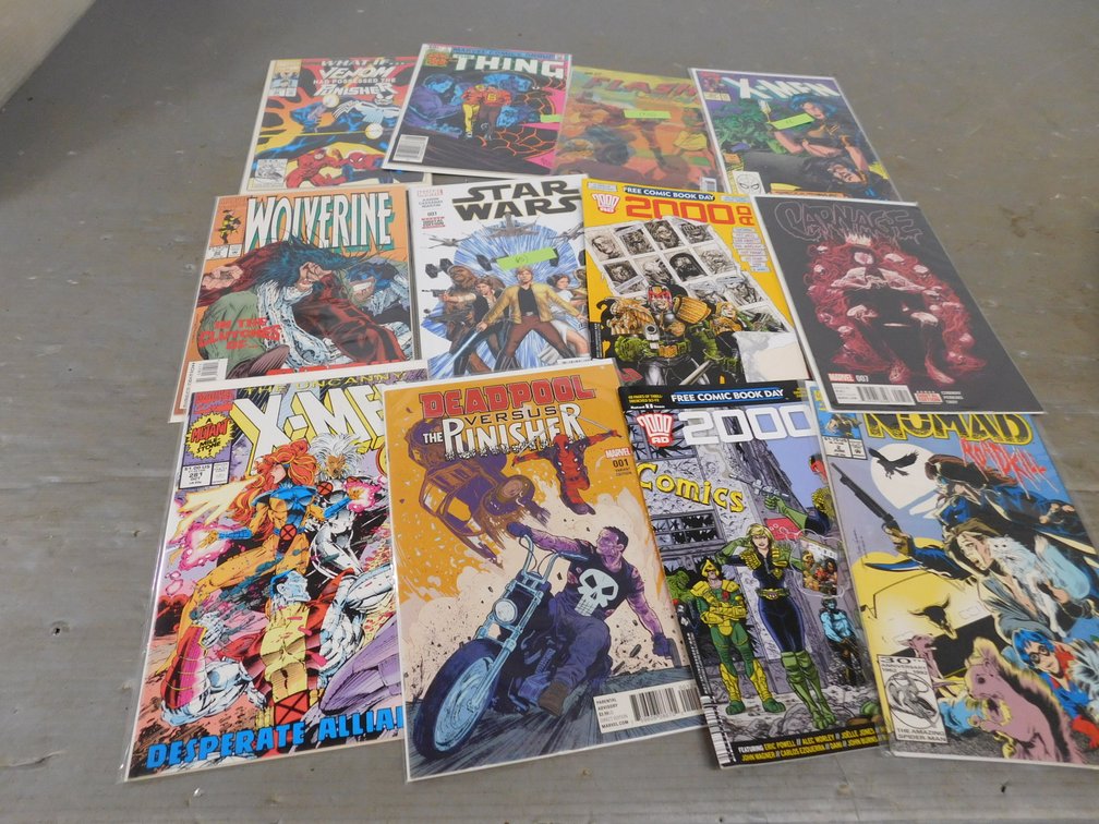 Eleven Assorted Comic Books