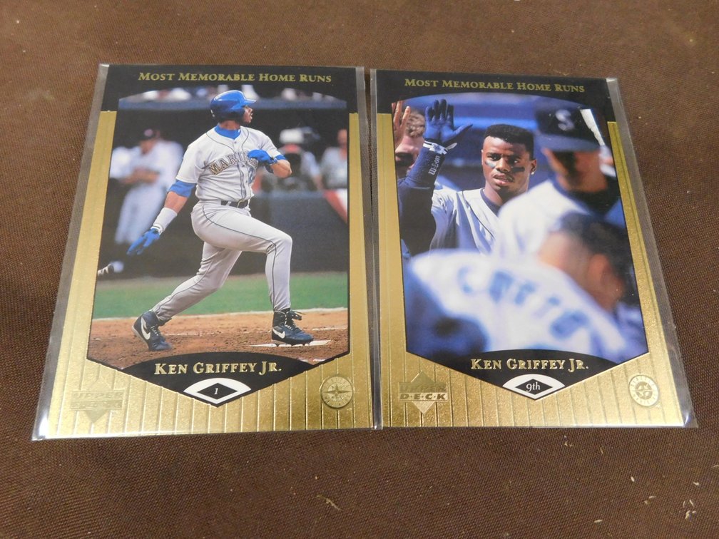Two 1998 Ken Griffey Jr Most Memorable Home Runs Card #6