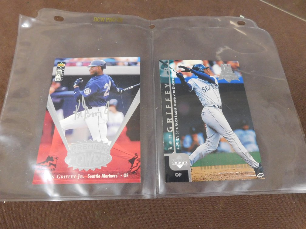Two Ken Griffey JR. Promotional Cards