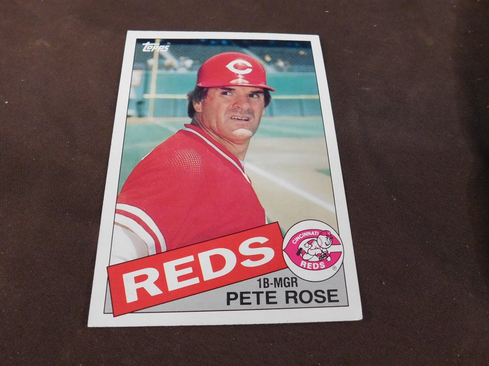 1985 Topps, Pete Rose Promotional Card #32