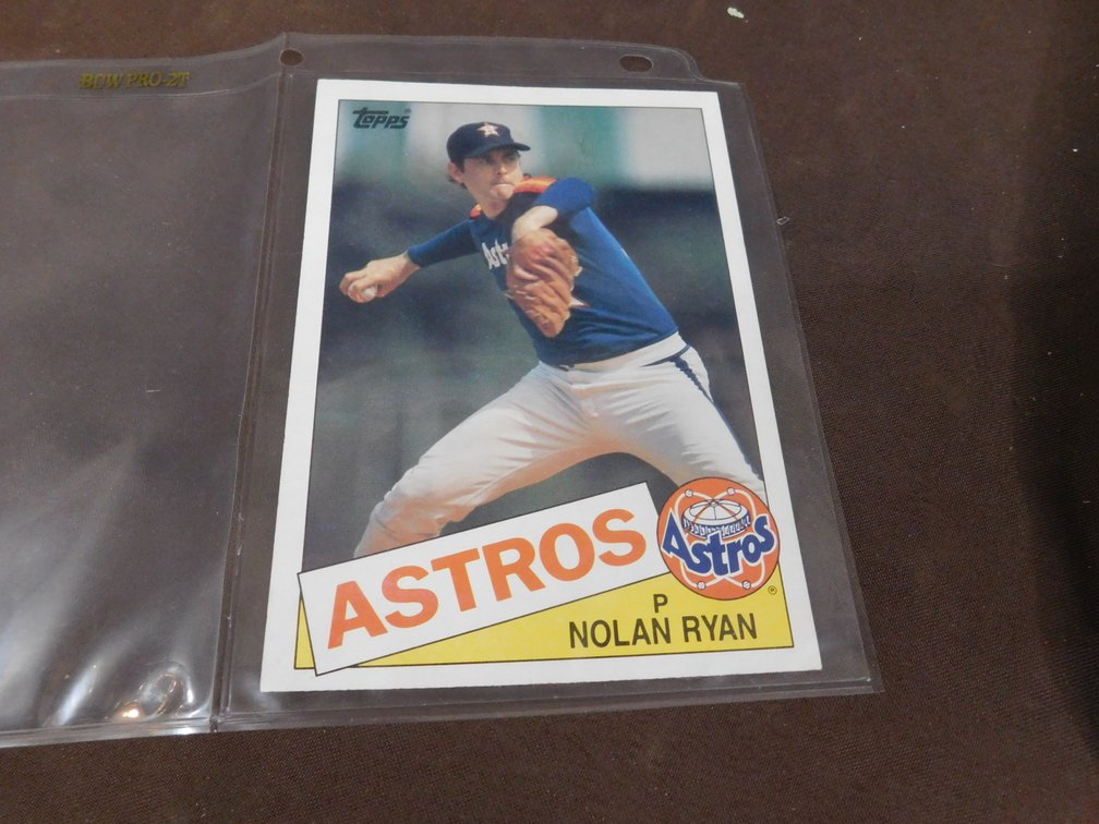 1985 Topps, Nolan Ryan Promotional Card #23