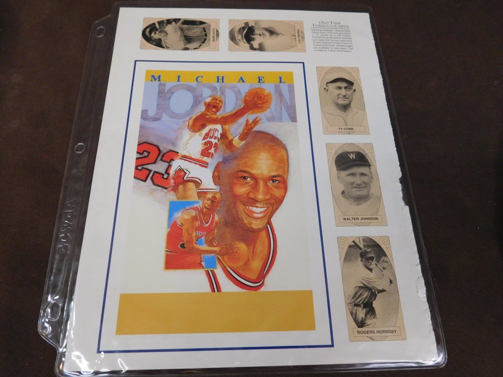 1991 Portrait Artist Card Sheet