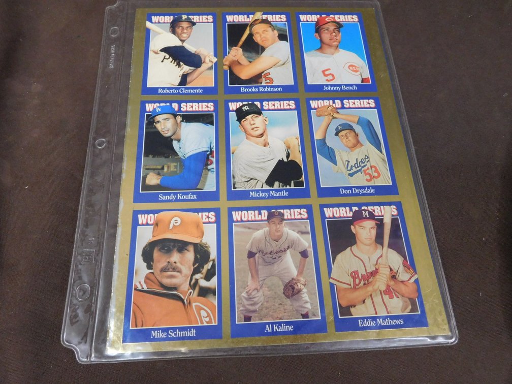 1992 Sports Card News Card Sheet